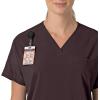Carhartt Scrubs C13110 Women’s Force® Cross-Flex Modern Fit Oversized V(Dark Sepia)