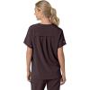 Carhartt Scrubs C13110 Women’s Force® Cross-Flex Modern Fit Oversized V(Dark Sepia)