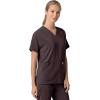 Carhartt Scrubs C13110 Women’s Force® Cross-Flex Modern Fit Oversized V(Dark Sepia)
