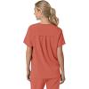 Carhartt Scrubs C13110 Women’s Force® Cross-Flex Modern Fit Oversized V(Dusty Cedar)