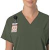 Carhartt Scrubs C13110 Women’s Force® Cross-Flex Modern Fit Oversized V(Olive)