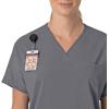 Carhartt Scrubs C13110 Women’s Force® Cross-Flex Modern Fit Oversized V(Pewter)