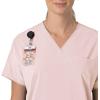Carhartt Scrubs C13110 Women’s Force® Cross-Flex Modern Fit Oversized V(Soft Rose)