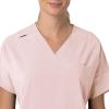 Carhartt Scrubs C13110 Women’s Force® Cross-Flex Modern Fit Oversized V(Soft Rose)
