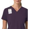 Carhartt Scrubs C13210 Women’s Force® Cross-Flex Modern Fit Flex Panel(Black Plum)