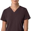 Carhartt Scrubs C13210 Women’s Force® Cross-Flex Modern Fit Flex Panel(Dark Sepia)