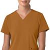 Carhartt Scrubs C13210 Women’s Force® Cross-Flex Modern Fit Flex Panel(Fox Brown)