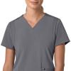 Carhartt Scrubs C13210 Women’s Force® Cross-Flex Modern Fit Flex Panel(Pewter)