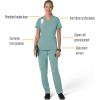 Carhartt Scrubs C13210 Women’s Force® Cross-Flex Modern Fit Flex Panel(Summer Blue)