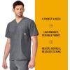 Carhartt Scrubs C16113 Force® Modern Fit V-Neck Top(Charcoal Heather)