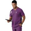 Carhartt Scrubs C16113 Force® Modern Fit V-Neck Top(Eggplant)