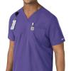 Carhartt Scrubs C16113 Force® Modern Fit V-Neck Top(Grape)