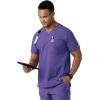 Carhartt Scrubs C16113 Force® Modern Fit V-Neck Top(Grape)
