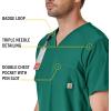 Carhartt Scrubs C16113 Force® Modern Fit V-Neck Top(Hunter Green)