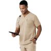 Carhartt Scrubs C16113 Force® Modern Fit V-Neck Top(Khaki)