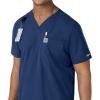 Carhartt Scrubs C16113 Force® Modern Fit V-Neck Top(Navy)