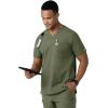 Carhartt Scrubs C16113 Force® Modern Fit V-Neck Top(Olive)