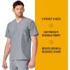 Carhartt Scrubs C16113 Force® Modern Fit V-Neck Top(Pewter)