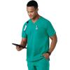 Carhartt Scrubs C16113 Force® Modern Fit V-Neck Top(Teal Blue)