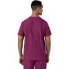 Carhartt Scrubs C16113 Force® Modern Fit V-Neck Top(Wine)