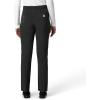 Carhartt Scrubs for Women, Force Crossflex StraightLeg Cargo Pants with Drawstring and 7 Pockets(Black)