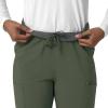 Carhartt Scrubs for Women, Force Crossflex StraightLeg Cargo Pants with Drawstring and 7 Pockets(Olive)