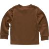 Carhartt Toddler Boys’ Long Sleeve Screen T-Shirt, Tool Pocket Brown, 3 Years