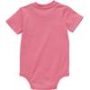 Carhartt Unisex Baby, Short-sleeve Bodysuit Pocket T-shirt(Pink Lemonade)