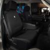 Carhartt Universal Nylon Duck Canvas Fitted Bucket Seat Cover, Durable Seat Protection with Rain Defender, Single, Black(Black)