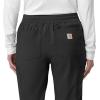 Carhartt Women’s Force Cross-Flex Modern Fit Cargo Jogger Scrub Pants(Black)