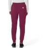 Carhartt Women’s Force Cross-Flex Modern Fit Cargo Jogger Scrub Pants(Wine)