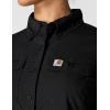 Carhartt Women’s Force Relaxed Fit Lightweight Long- Sleeve Shirt(Black)