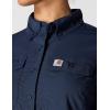 Carhartt Women’s Force Relaxed Fit Lightweight Long- Sleeve Shirt(Navy)