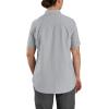 Carhartt Women’s Force Relaxed Fit Lightweight Short Sleeve Shirt(Steel)