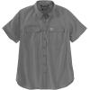 Carhartt Women’s Force Relaxed Fit Lightweight Short Sleeve Shirt(Steel)