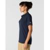 Carhartt Women’s Force Relaxed Fit Lightweight Short-Sleeve Pocket Polo(Navy)
