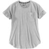 Carhartt Women’s Force Relaxed Fit Midweight Pocket T-Shirt(Heather Gray)