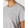 Carhartt Women’s Force Relaxed Fit Midweight Pocket T-Shirt(Heather Grey)