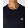 Carhartt Women’s Force Relaxed Fit Midweight Pocket T-Shirt(Navy)