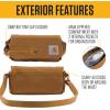 Carhartt Women’s Horizontal Bag, Carries as a Crossbody, Clutch Or Waist Pack with Removable Strap(Horizontal Crossbody (Greenstone))