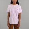 Carhartt Women’s Loose Fit Heavyweight Short-Sleeve Pocket T-Shirt(Amethyst Fog Nep)