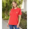 Carhartt Women’s Loose Fit Heavyweight Short-Sleeve Pocket T-Shirt(Bittersweet)