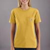 Carhartt Women’s Loose Fit Heavyweight Short-Sleeve Pocket T-Shirt(Carhartt Gold Heather)