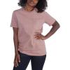 Carhartt Women’s Loose Fit Heavyweight Short-Sleeve Pocket T-Shirt(Dark Barn Red Snow Heather)