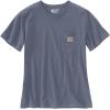 Carhartt Women’s Loose Fit Heavyweight Short-Sleeve Pocket T-Shirt(Folkstone Gray Heather)