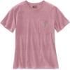 Carhartt Women’s Loose Fit Heavyweight Short-Sleeve Pocket T-Shirt(Foxglove Snow Heather)