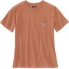 Carhartt Women’s Loose Fit Heavyweight Short-Sleeve Pocket T-Shirt(Ginger Heather)