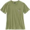 Carhartt Women’s Loose Fit Heavyweight Short-Sleeve Pocket T-Shirt(Green Olive Heather)