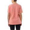 Carhartt Women’s Loose Fit Heavyweight Short-Sleeve Pocket T-Shirt(Hibiscus Heather)