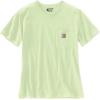 Carhartt Women’s Loose Fit Heavyweight Short-Sleeve Pocket T-Shirt(Hint of Lime)